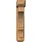 Ekena Millwork Balboa Craftsman Rough Sawn Bracket w/ Offset Brace, Western Red Cedar, 6"W x 22"D x 30"H BKT0604X22X30BOA04RWR - alternate 2